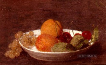 一杯のフルーツ静物画 アンリ・ファンタン・ラトゥール Oil Paintings